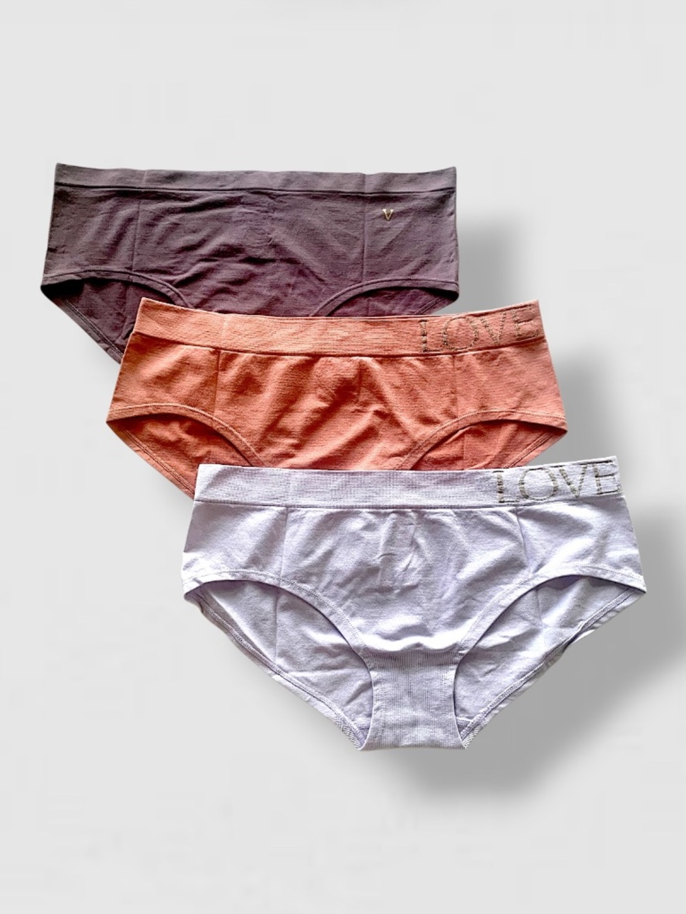 Victoria’s Secret 3pk Hiphugger Hipster Panties Lot of 3 XL New